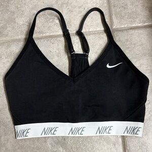Nike Black and White Sports Bra